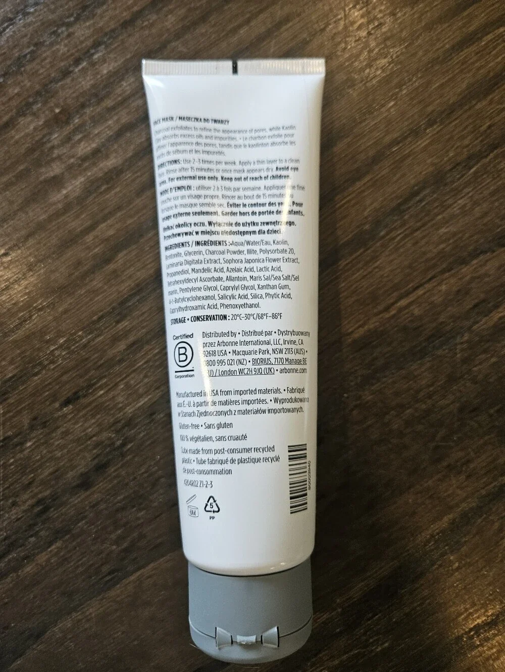 Arbonne Clarifying Detox Mask with Charcoal